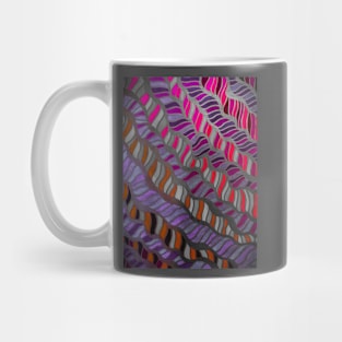 Waves of Purple, Pink & Grey Mug